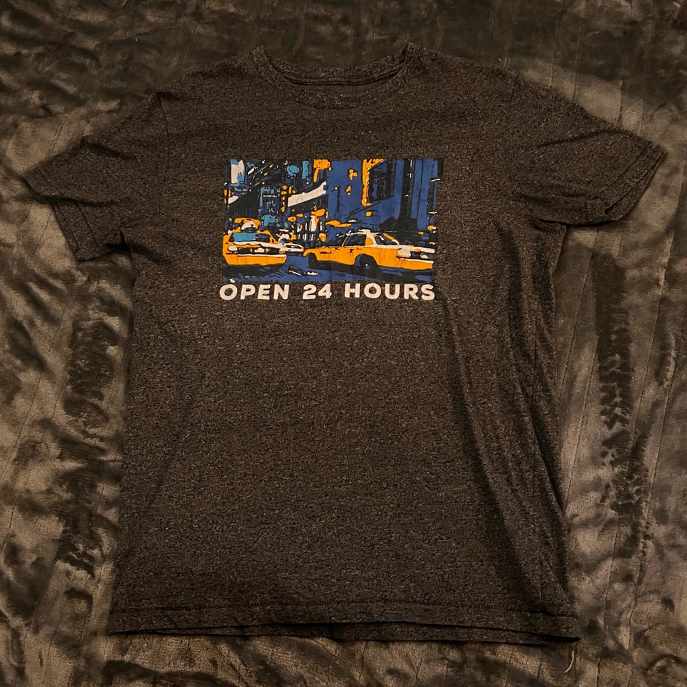 Open 24 Hours Aesthetic NYC T-Shirt